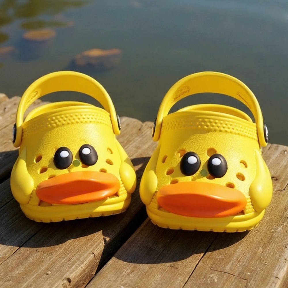 Crocs Infant Classic Littles Duck Size 2/3 New In Box MSRP $55